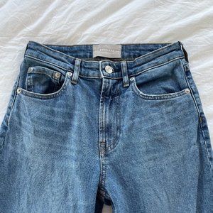 Everlane The High Rise Straight Jean Size 25 Ankle